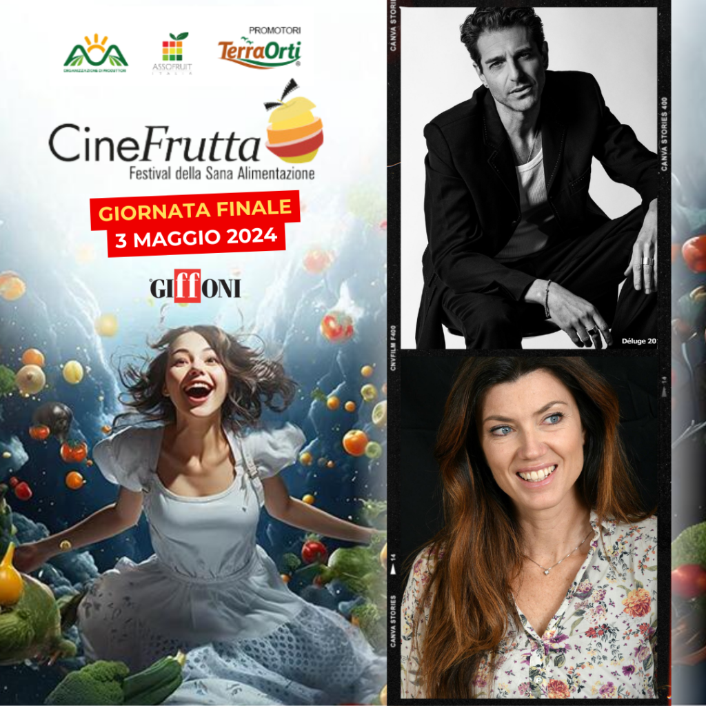 COMUNICATO STAMPA - Finale di Cinefrutta 2024 il 3 maggio a Giffoni con Giampaolo Morelli